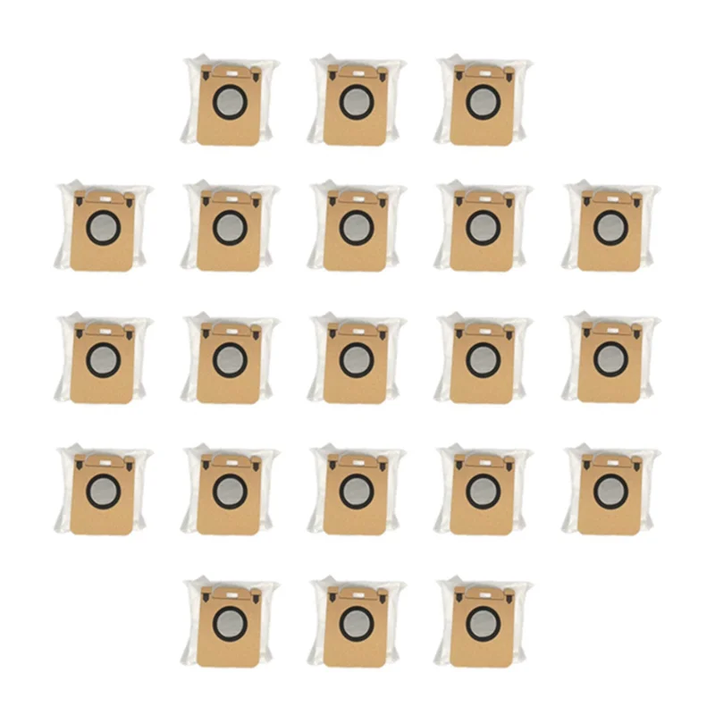 21Pcs Dust Bags for Xiaomi Dreame Bot D10 Plus RLS3D Vacuum Cleaner Spare Parts Accessories