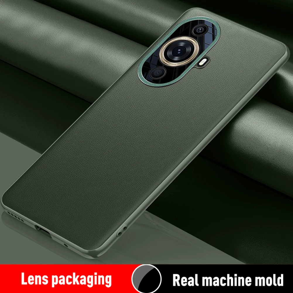 Hard PC Capa For  Huawei Nova 11 Pro Case luxury Leather shockproof Thin Curve Protective Cover For Nova 11 Back Case Fundas