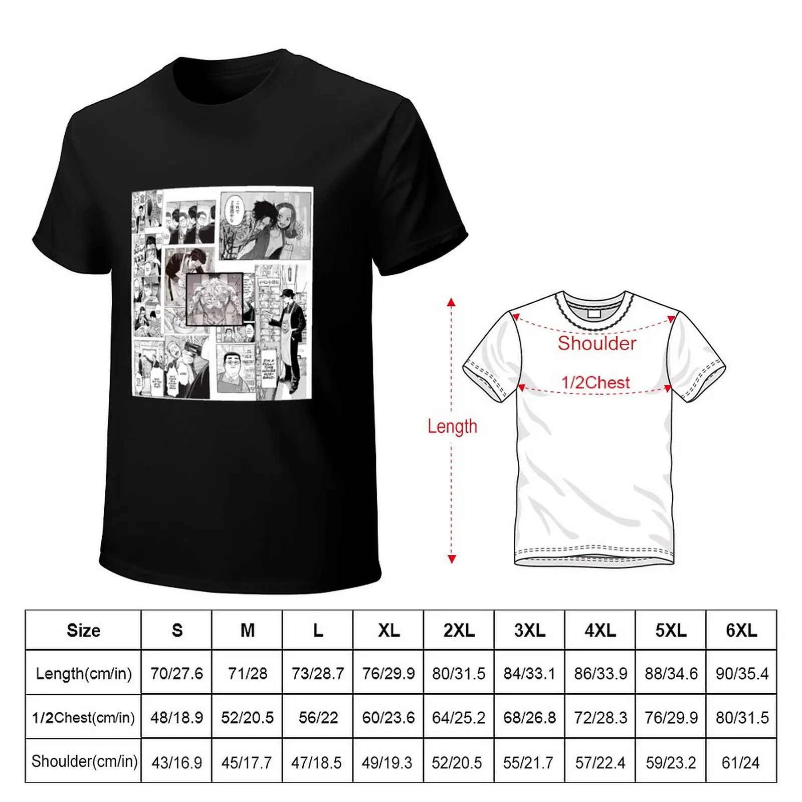 The Way of the Househusband Anime T-Shirt blanks heavyweights street wear graphic tees men