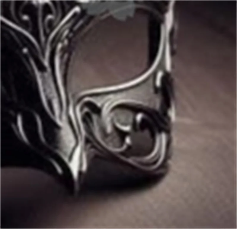 

Masquerade Mask Gothic Horned Fantasy Cosplay Anime Ebony Devil 3D Polylactic Acid Mask Props Accessories 코스프레 Horror Halloween