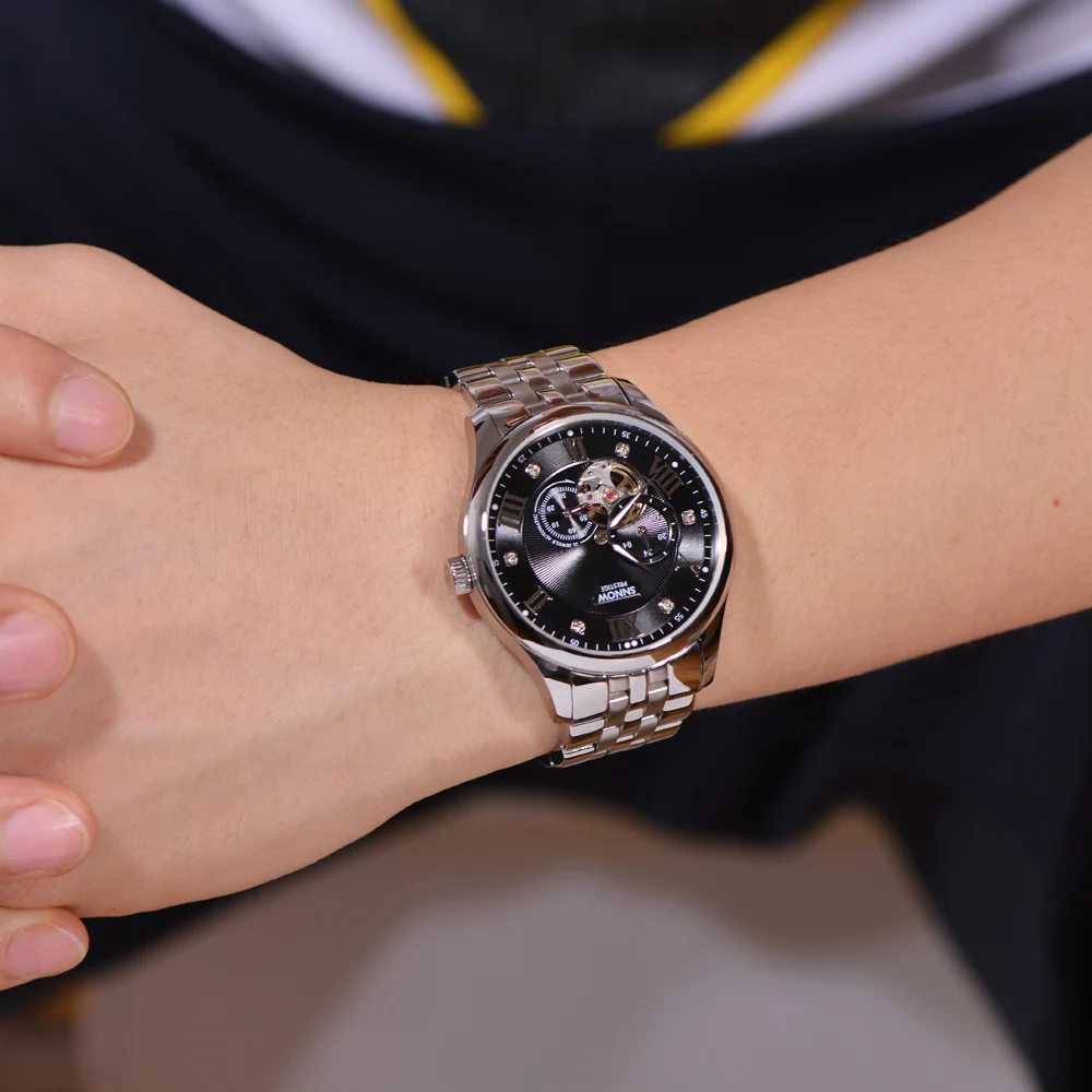 CASIMA Couple Watches Simple Trendy Fashion Watch Versatile Waterproof Luminous Men's Mechanical Watch Model PE-8807-1002