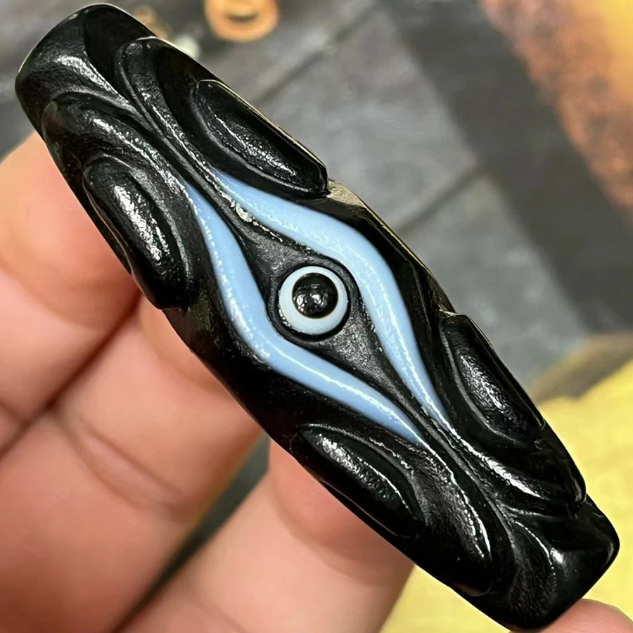 

Distinctive Home Ornament Amulet Hanging Pendant Nature Tibetan Dzi Bead Cloud Eye Lucky Bless Talisman