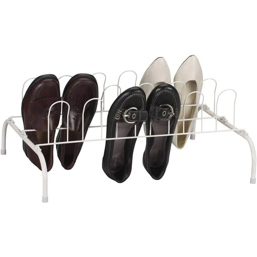 

9 пар проволочной полки для обуви белого цвета