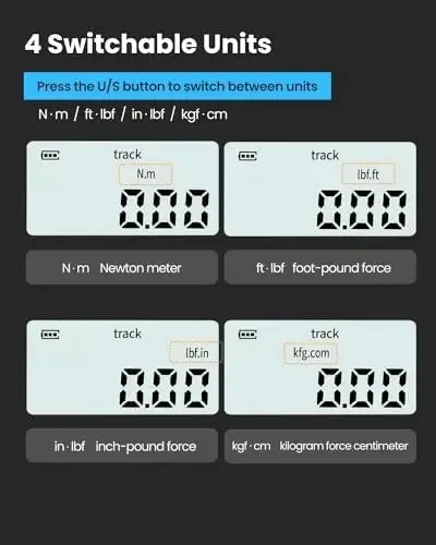 The force gauge is made of precision digital display electronic torque wrench adapter steel material