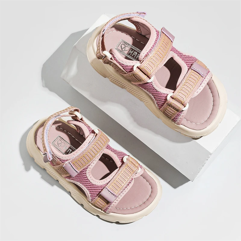 Kids Sandals for Girls Summer Breathable Sport Sandals Fashion Toddlers Flat Sandals Causal Children Boys Outdoor Beach Shoes