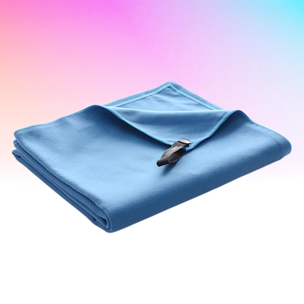 

Quick Dry Microfiber Sports Towel For Gym Yoga Hiking Running Camping Outdoor Activities Blue Ultra- Foldable Sweat