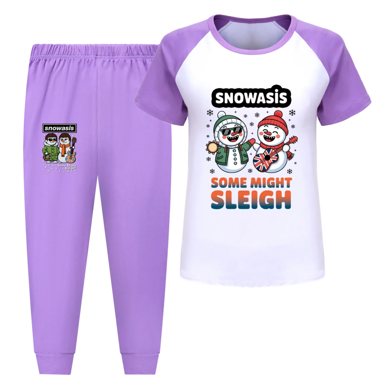 مضحك الثلج بعض قد مزلقة بيجامات للأطفال مجموعة طويلة الأكمام 2 قطعة ملابس خاصة المنزل السراويل للجنسين بنين بنات في سن المراهقة الصيف جمع