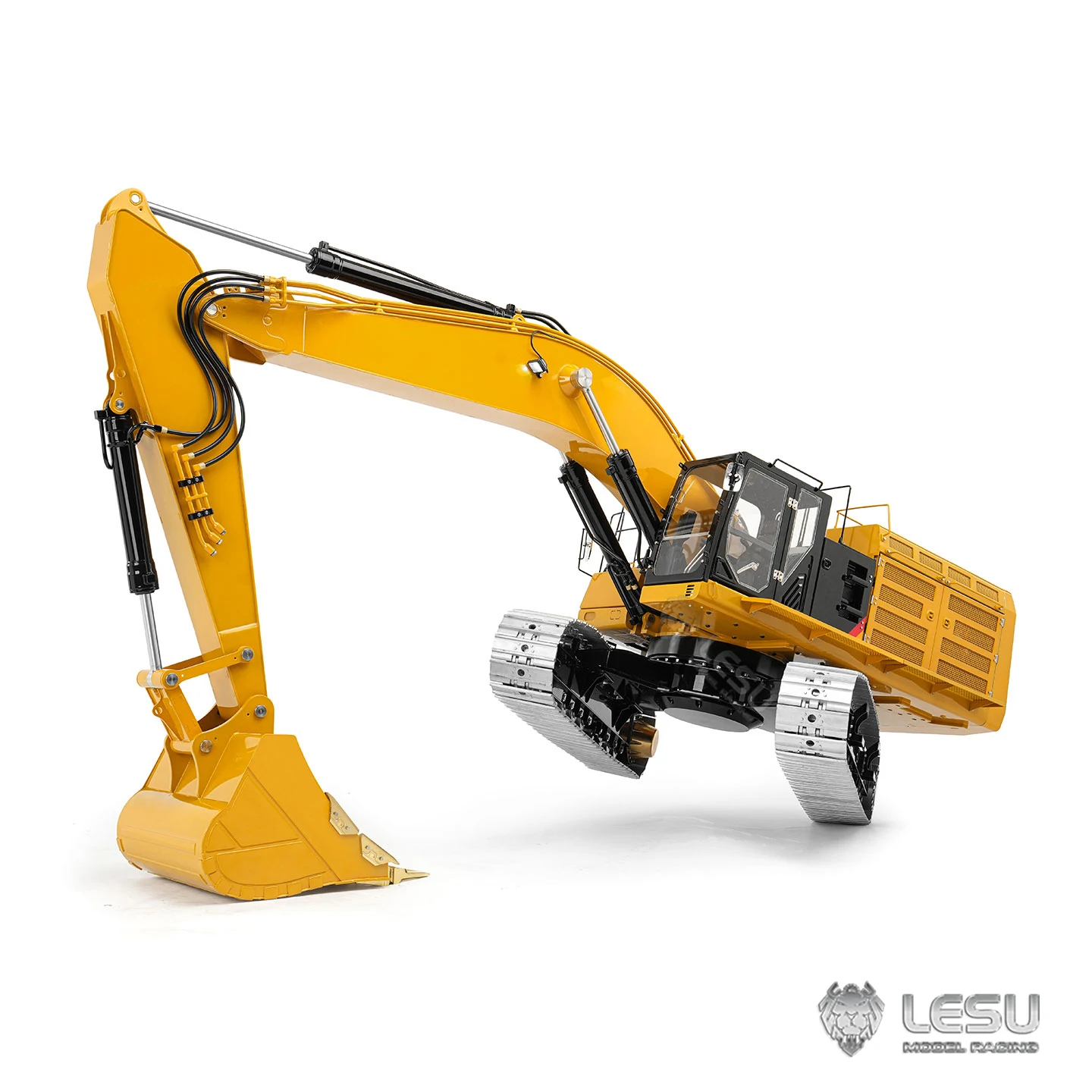 LESU 374F RC Excavator Hydraulic Metal Model 1/14 Heavy Construction Machinery KIT & RTR Version 6-way Reversing Valve RC Truck