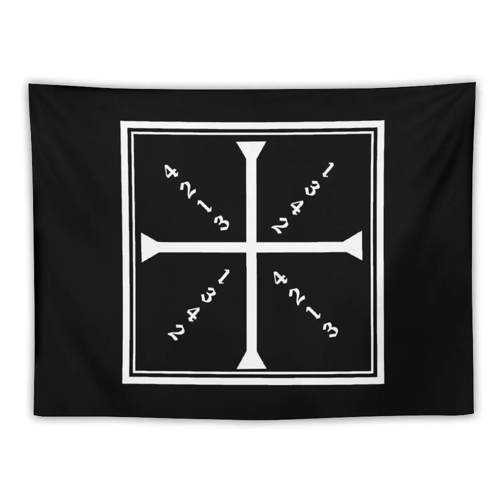 

The Meyer Square White Text Tapestry Decoration Pictures Room Wall Funny Tapestry