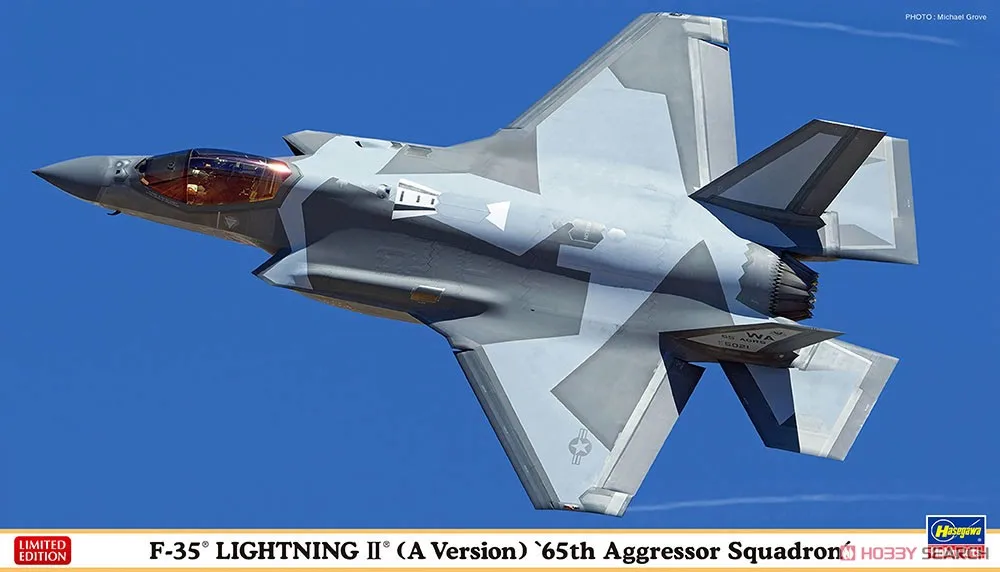 

Hasegawa 02420 Static Assembled Model 1/48 Scale For US F-35A lightning II fighter Model Kit 65th Aggressor Squadron