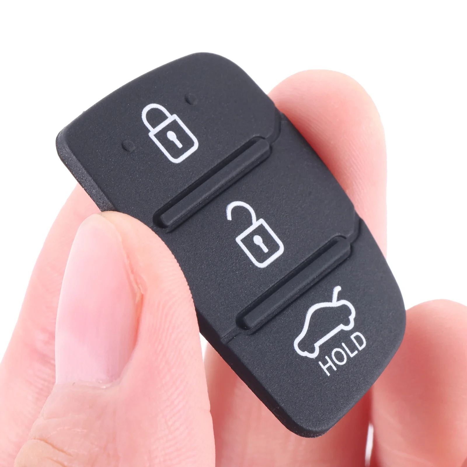 Car 3 Buttons Silicon Pad Remote Control Key Fob for Hyundai I10 I20 I30 Ix20 Ix35 Elantra and KIA Carens Ceed Picanto Sorento