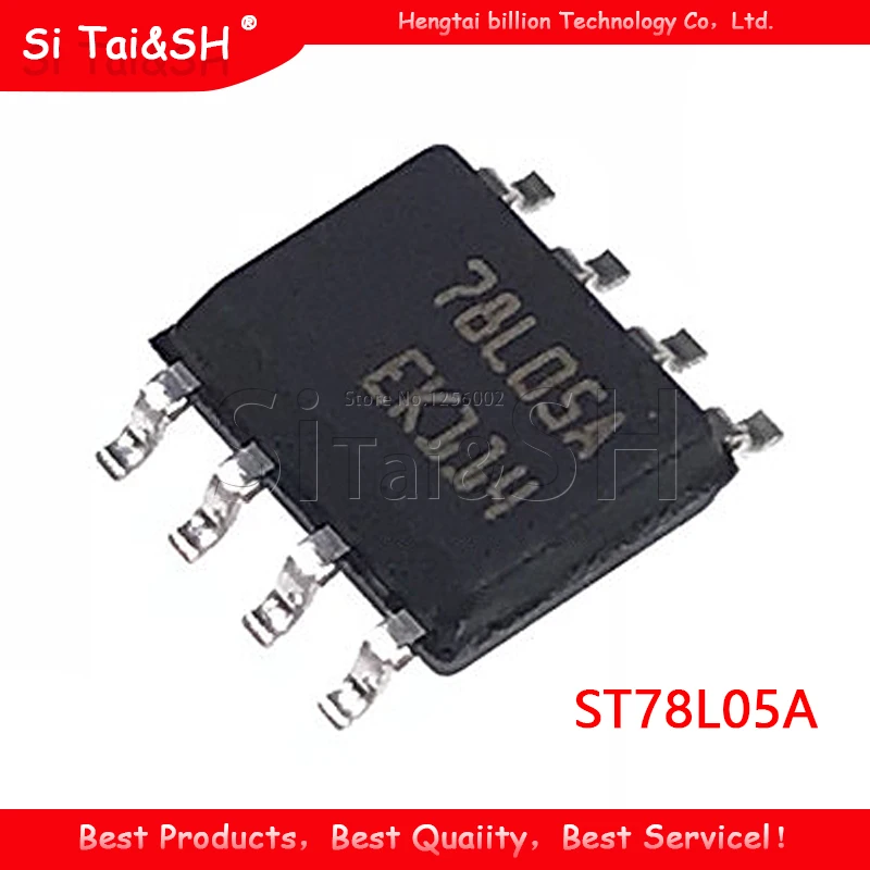 10PCS ST78L05A 78L05A  SOP8  integrated circuit