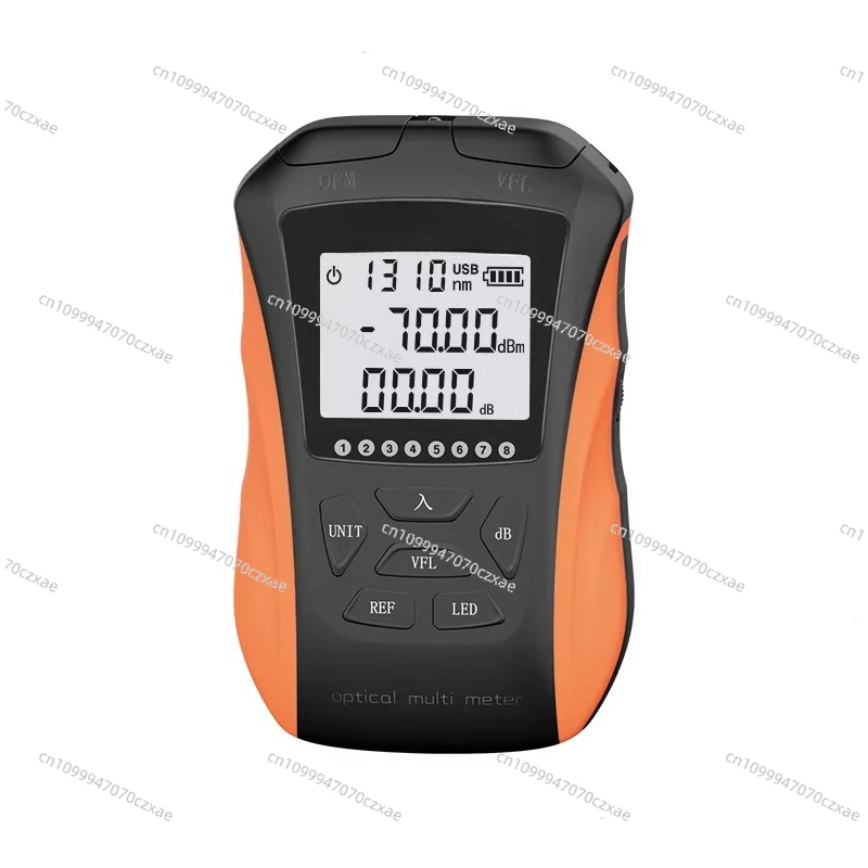 Six-in-one Optical Power Meter Red Light All-in-one Machine, High-precision Optical Fiber Red Light Pen Rechargeable Tester