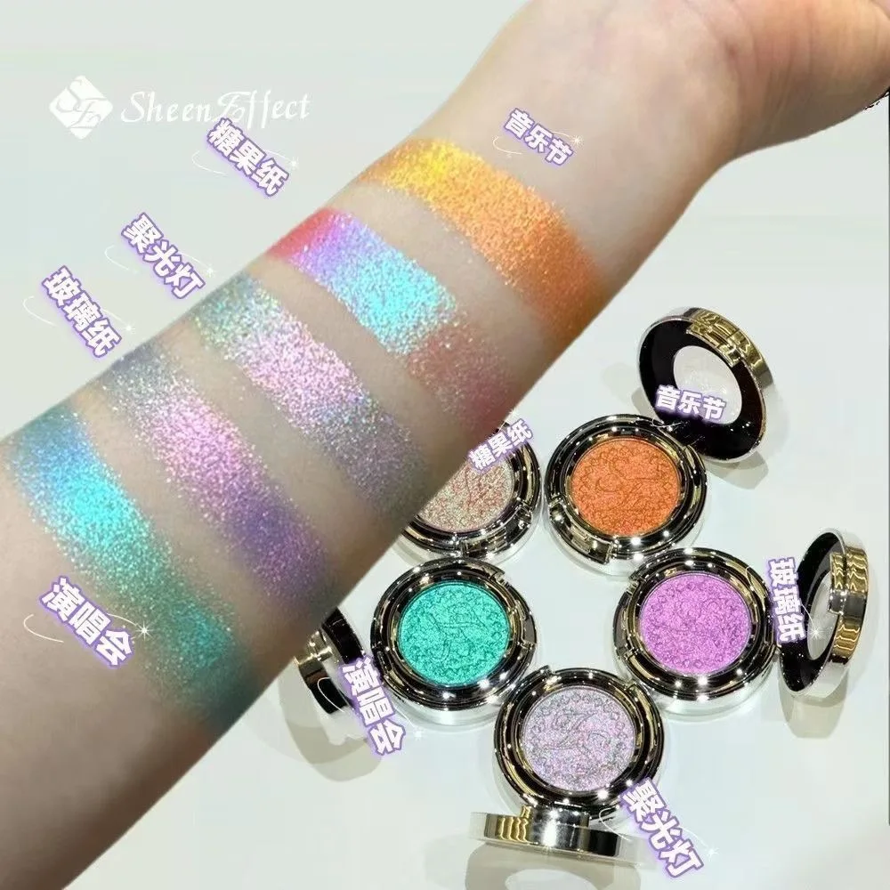 Sheeneffect Chameleon Einfarbiger Lidschatten, langanhaltendes, superschimmerndes Augen-Make-up