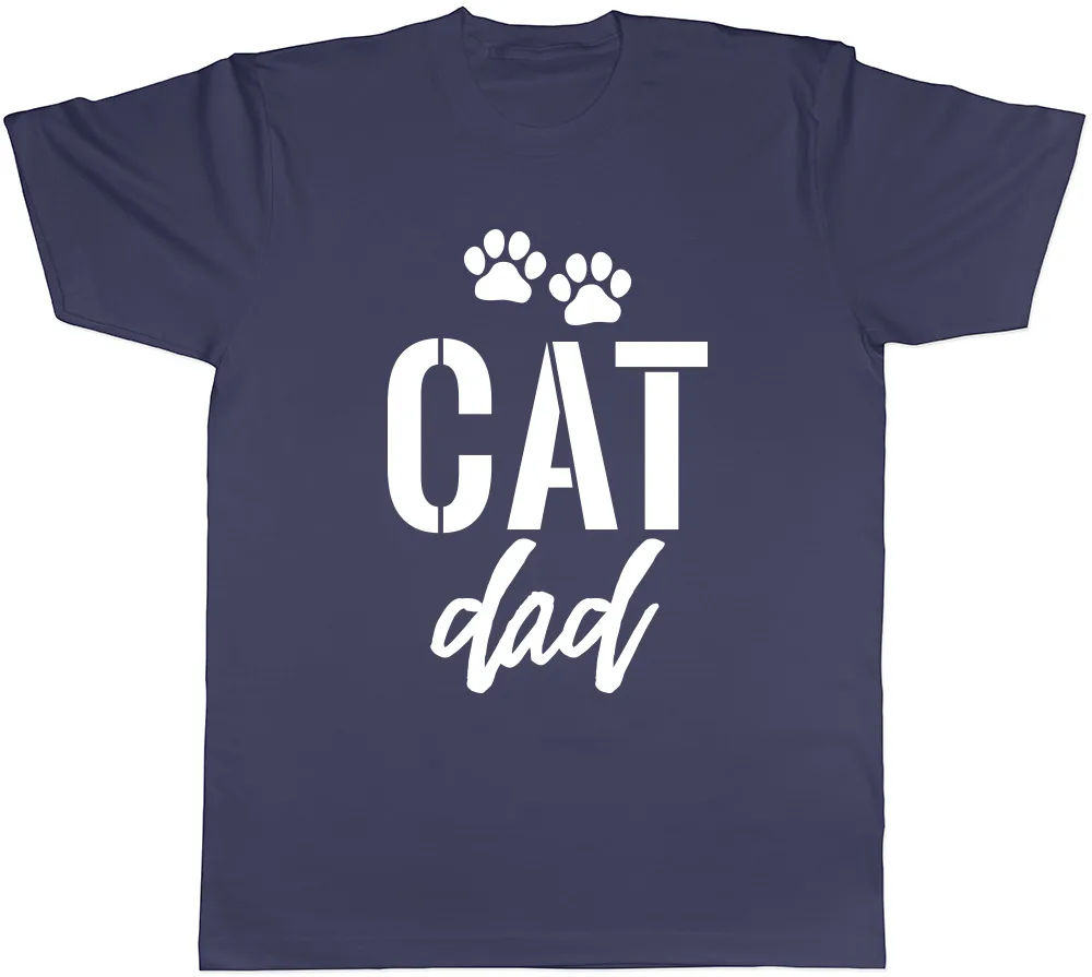 

Cat Dad Mens Unisex T-Shirt Size S-5XL