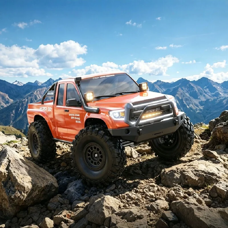 

MJX H8E Rc Crawler 1 8 Full Scale Brushless Motor Off Road Pickup Truck Remote Control Rc Car Rock Climbing Outdoor Hobby Adults