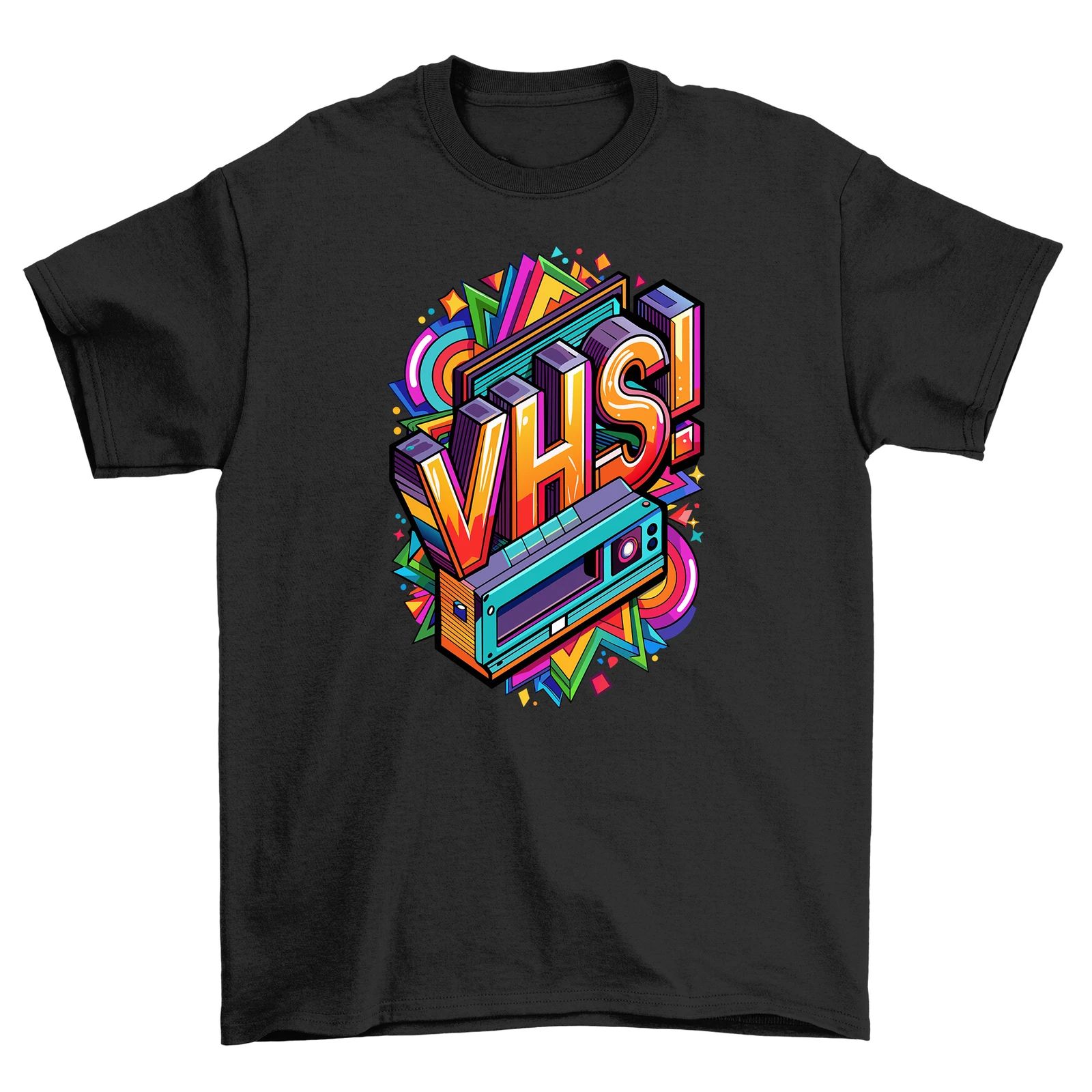 Camiseta Retro_89 VHS - ¡Explosión al pasado! 100% algodón, Diseño Estampado Unisex. Re Re Re