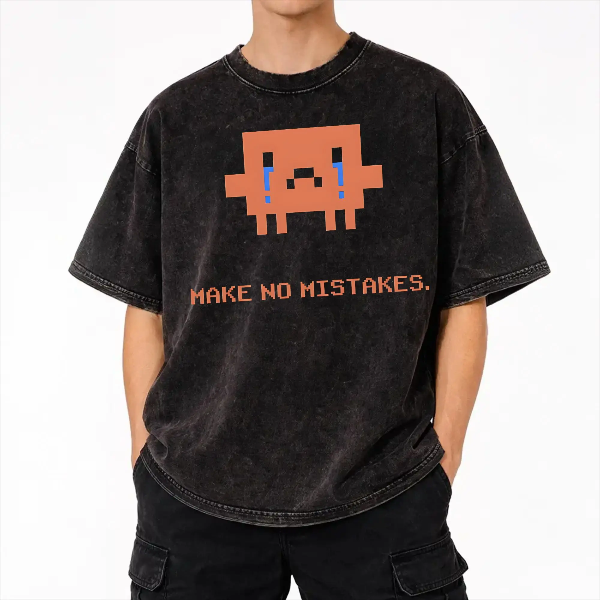 Claude Code Merch Washed T Shirts Men Women Streetwear Hip Hop T-Shirt Graphic Printed  Tees Tops 100% Cotton