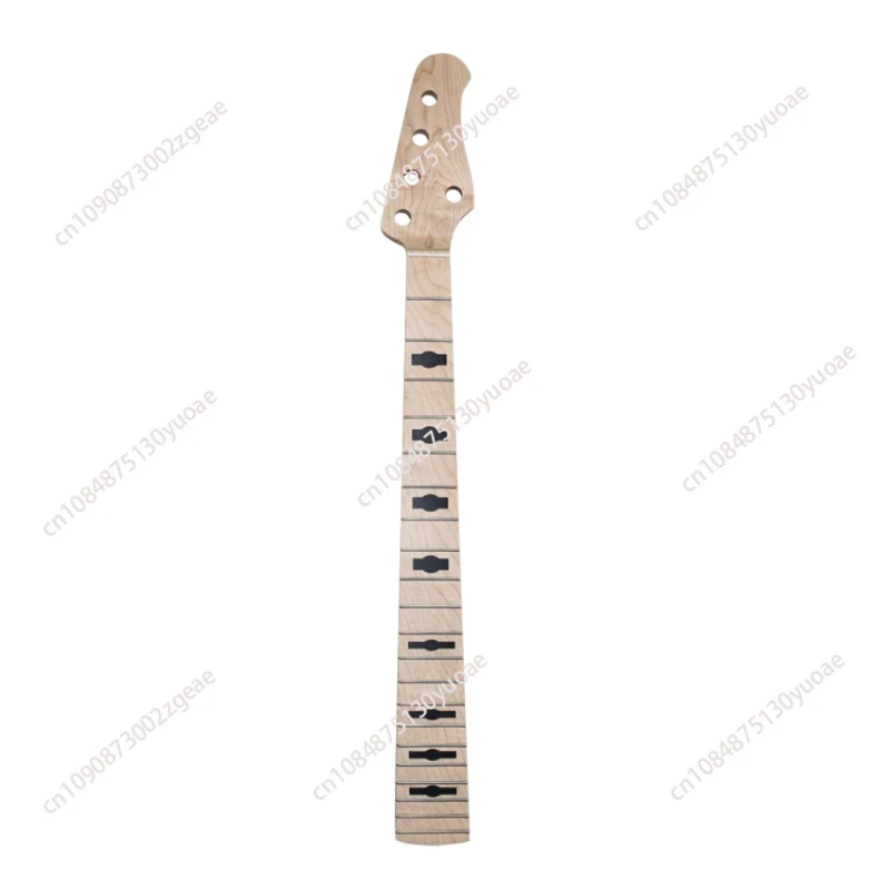 

Unfinished Five-String Baked Maple Bass Guitar Neck Blank Canadian Maple Natural