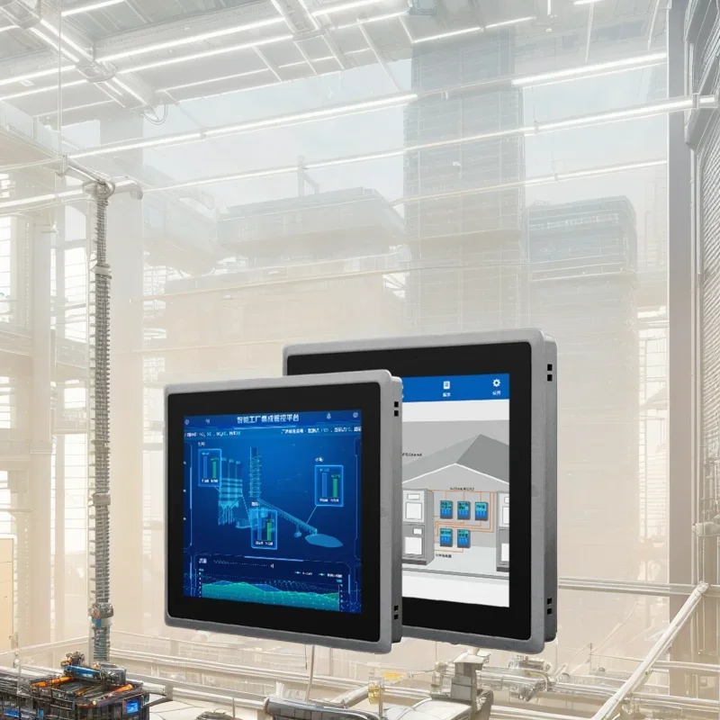 Touch Industrial Pc Industrial Emission Monitoring System Lcd Screen Display Industry Monitor