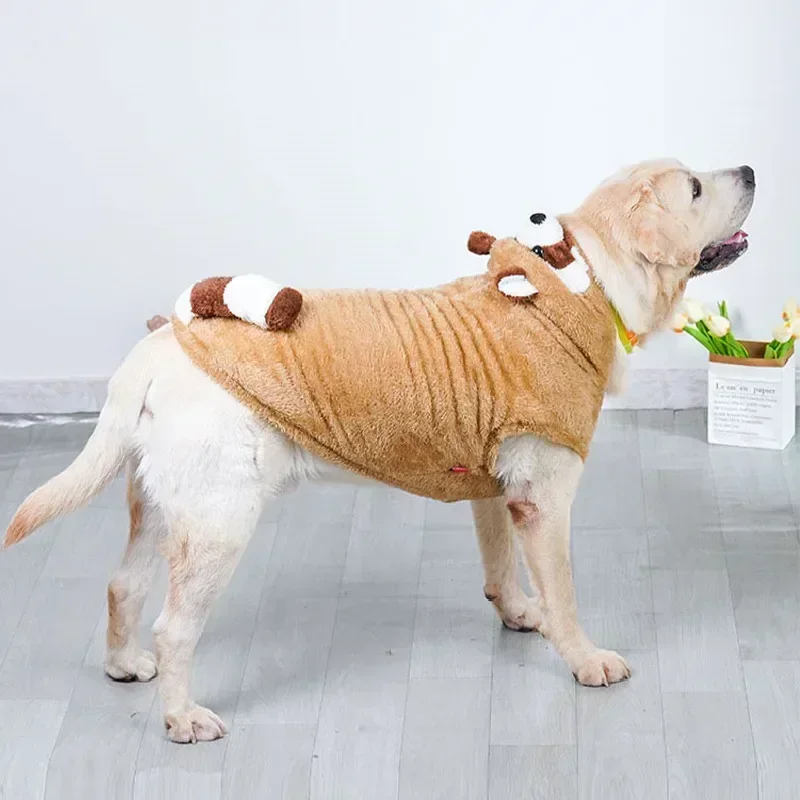 Big Dog Coat Jacket Warm Large Pet Clothing Poodle Bichon Schnauzer Pug Corgi Samoyed Husky Labrador Golden Retriever Clothes