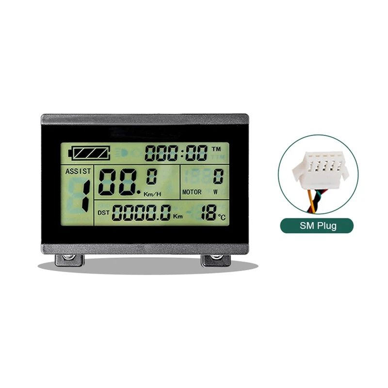 B93B-Ebike 24V36V48V72V KT LCD3 Display Intelligent Meter For Electric Bicycle Hub Motor Conversion Kits