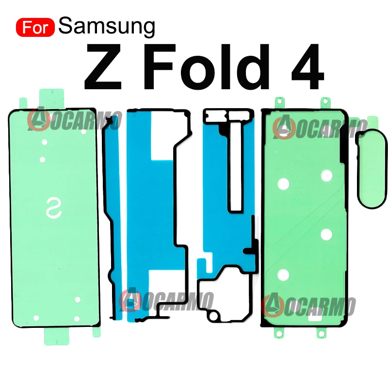 For Samsung Galaxy Z Fold4 Fold 4 F936 LCD Front And Inner Adhesive Back Cover Waterproof Glue Fullset Sticker