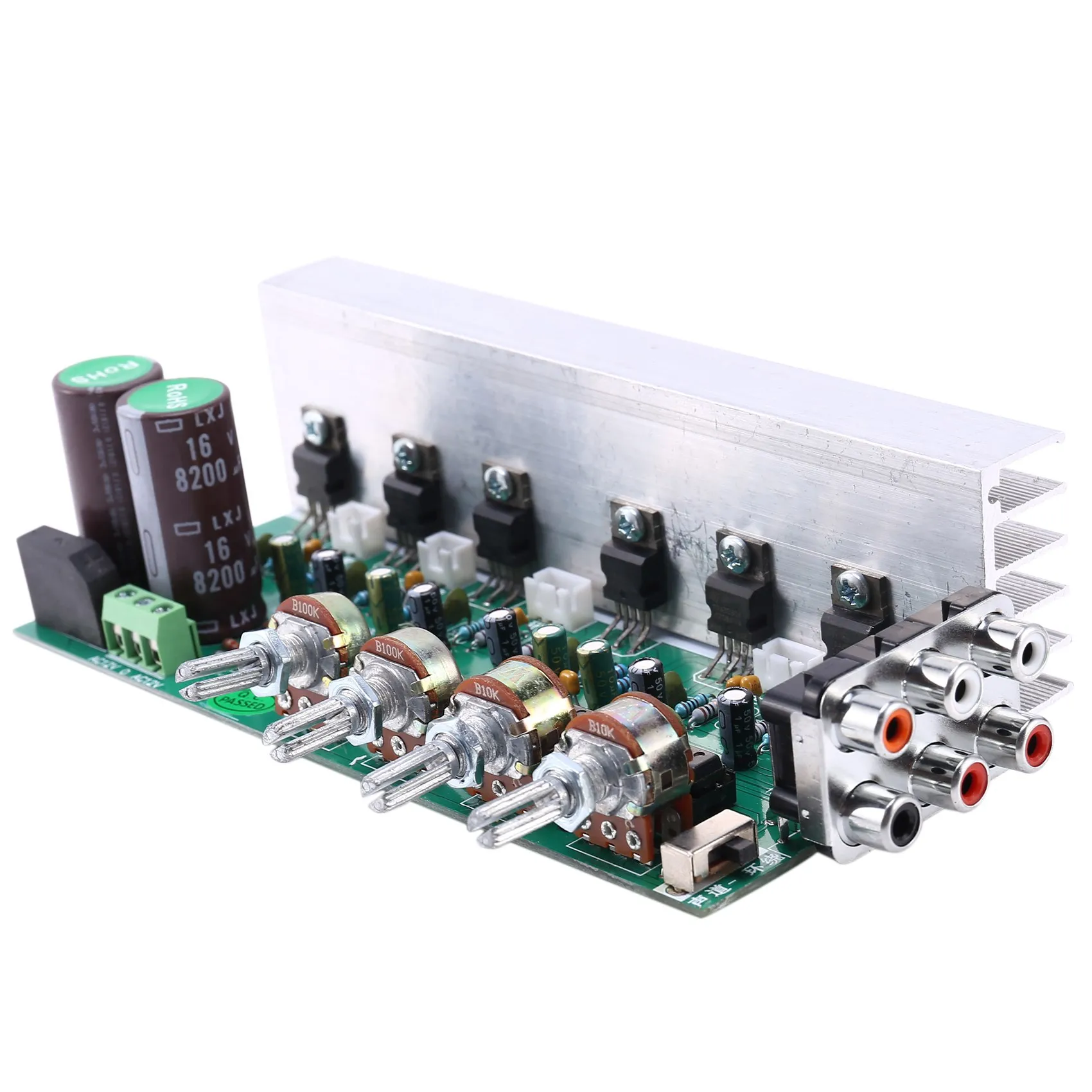 FULL-LM1875 5.1 Channel Audio Amplifier Board Subwoofer Amplifiers DIY Sound System Speaker Home Theater 18Wx6 Super TDA2030