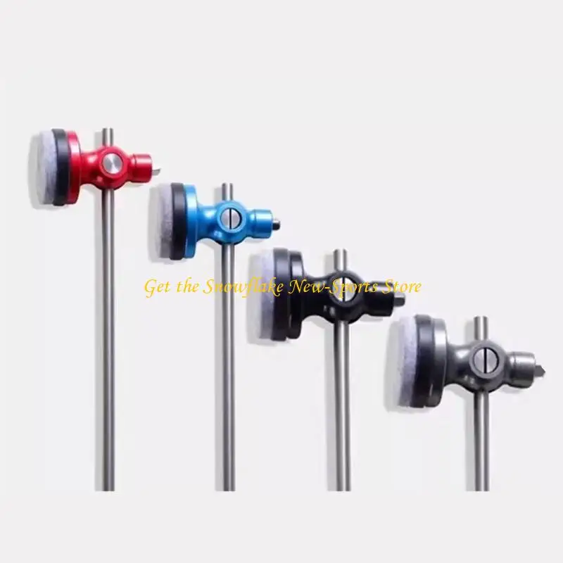 Einstellbare Bass Drum Pedal Beater Aluminium Legierung Hammer Kopf Kick Drum Fuß Pedal Beater Percussion Instrument Teile – Detail 4