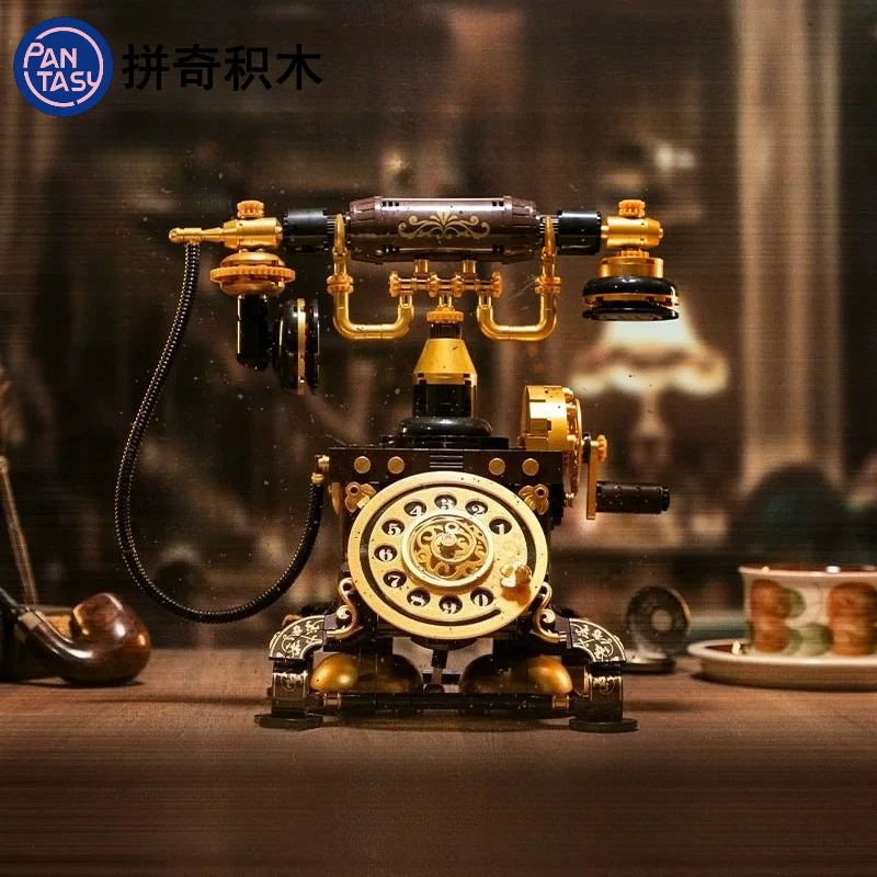 

Конструктор Pantasy: Винтажный Телефон (Модель) — Сборная Детская Игрушка-Головоломка, Коллекционная Модель, Креативное Украшение, Праздничный Подарок