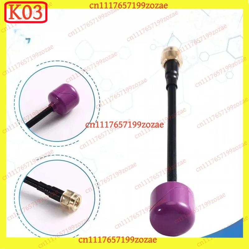 K03 8.0GHz FPV Antenna PK78 RHCP Omni Circular Polarization Mushroom for THOR T78 VTX, Replacement Parts