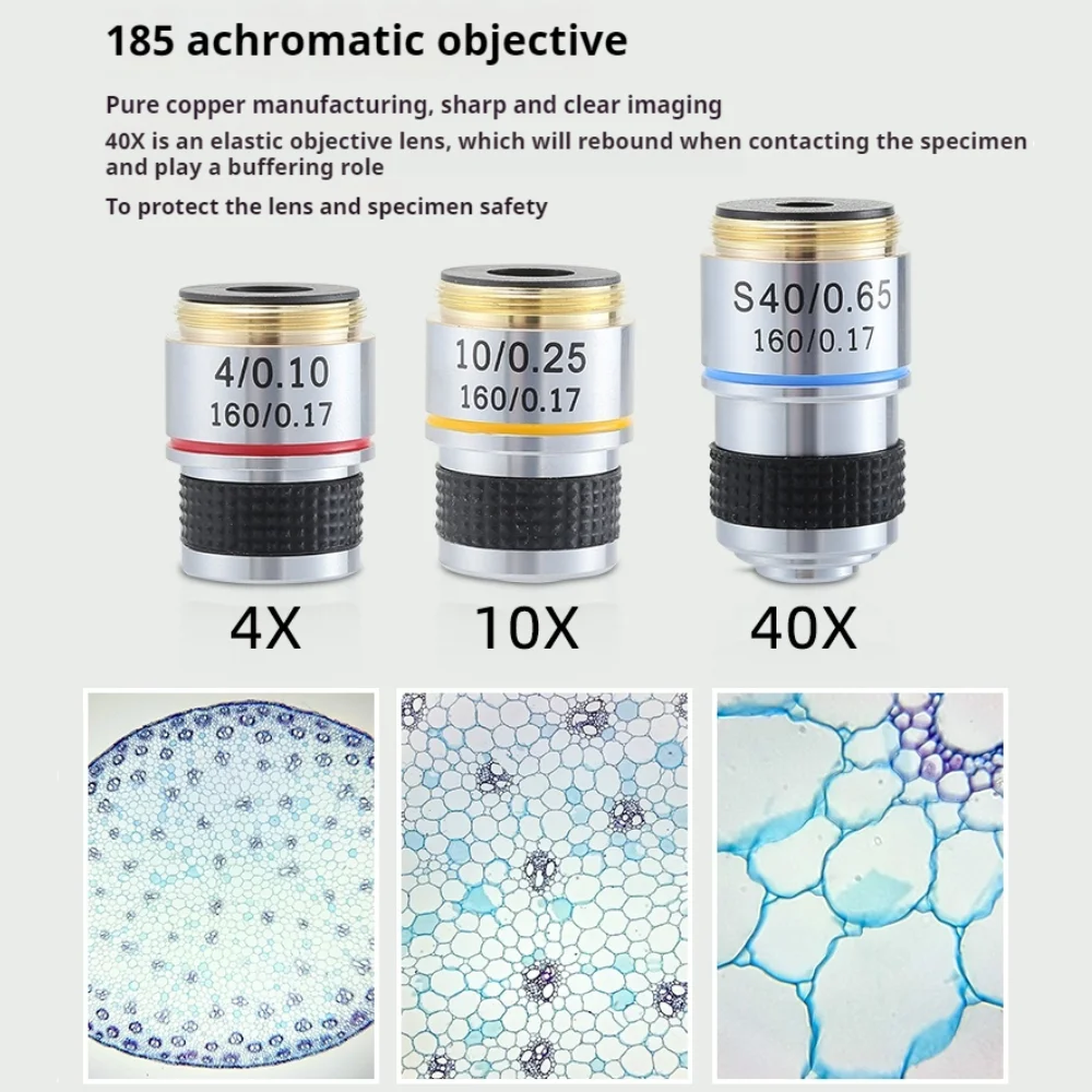 مجهر رقمي بشاشة عالية الدقة الأكثر مبيعًا مناظير بيولوجي 400x مجهر بيولوجي مختبر طبي بيولوجي
