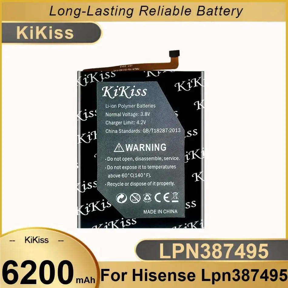 

High Performance Mobile Phone Battery Good Low-Temperature 6200Mah For Hisense LPN387495