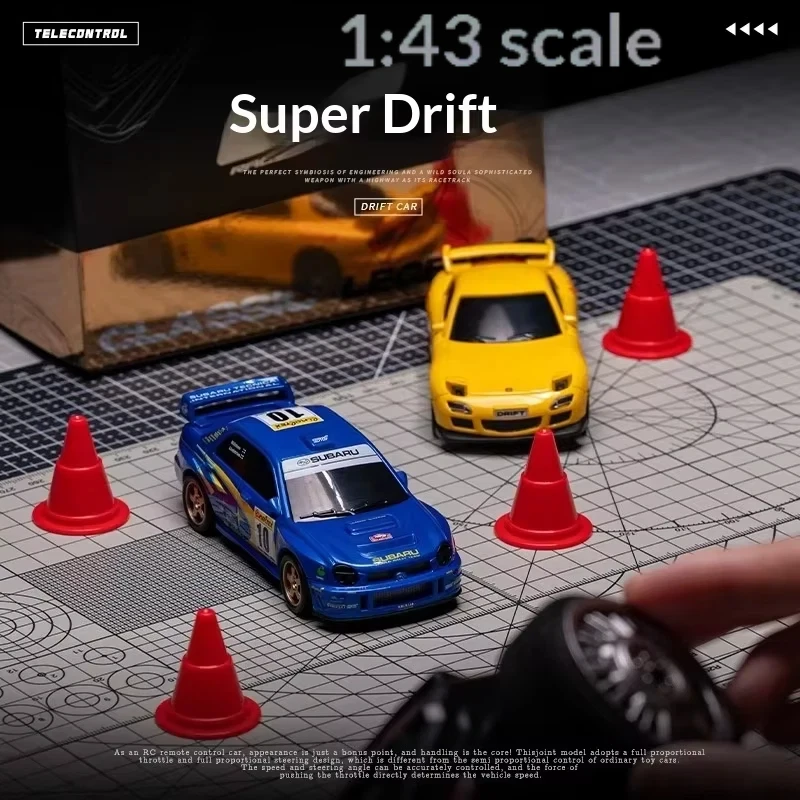 In Stock New H2m2 1/43 Proportional Drift Car Remote Control Toy Simulation Car Shell Entry-Level Rc Boy New Year Gift Toy Car