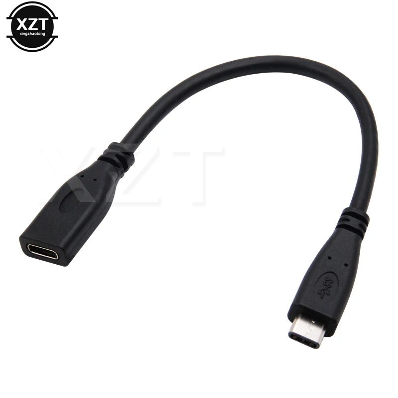 High Quality 1pcs 20CM USB-C Type C Male to Female USB 3.1 Extender Extension Short Cable Cord