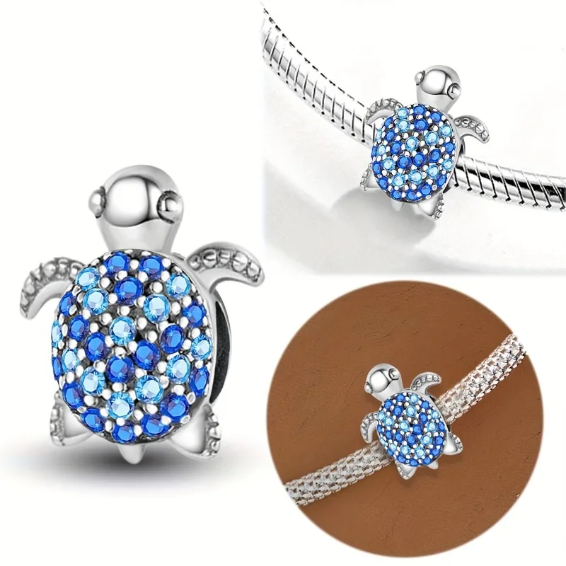 925 Silberbeschichtete Stern-Delfin-Serie Charms Perlen Passend für DIY Armband Halskette Herstellung Hochwertiges Schmuckgeschenk für Frauen