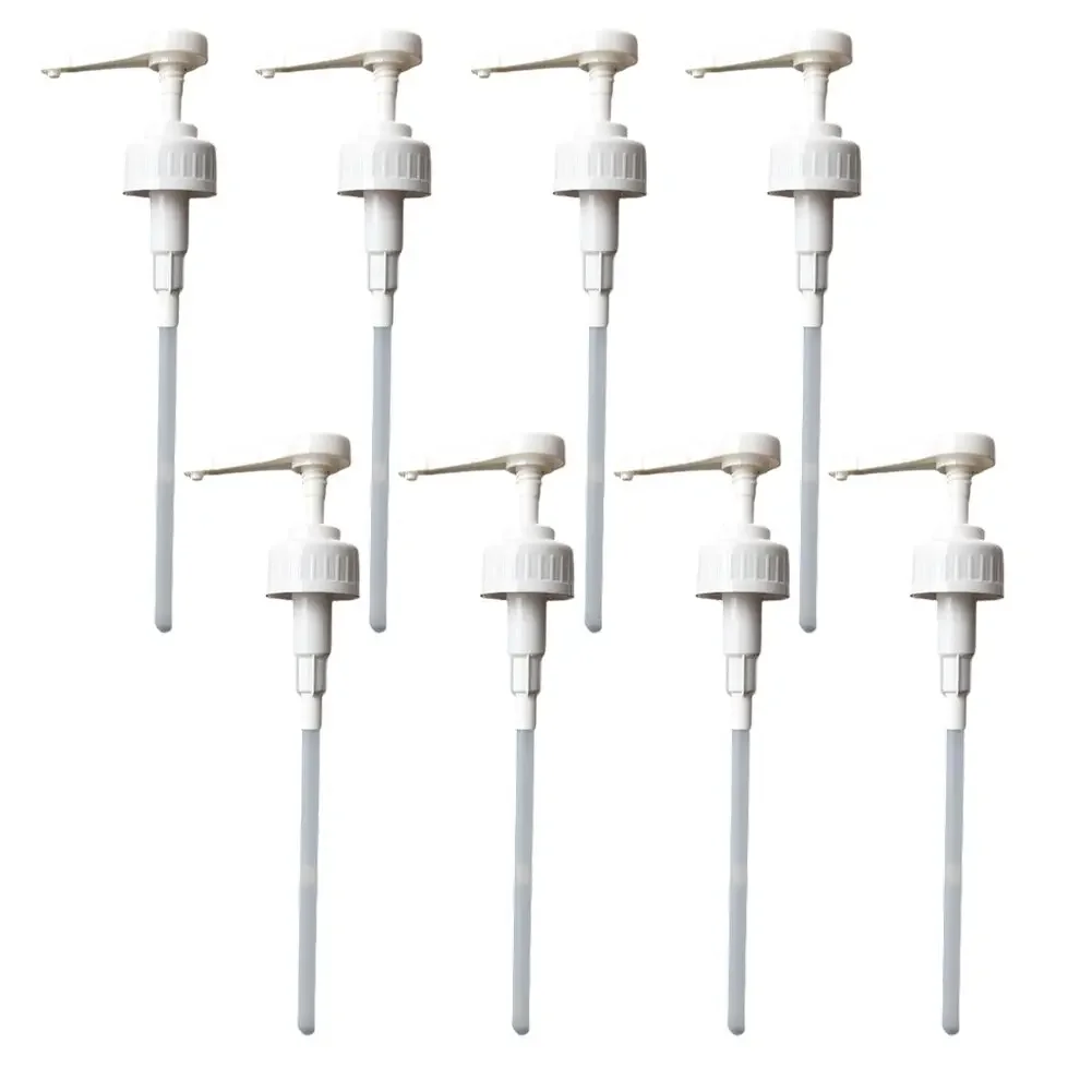 Pack Of 8 Pressure Head Nozzles For Sugar Bottle Hand Pressure Quantitative Dispensing 8CC/10CC/15CC/20CC For Kitchen Use