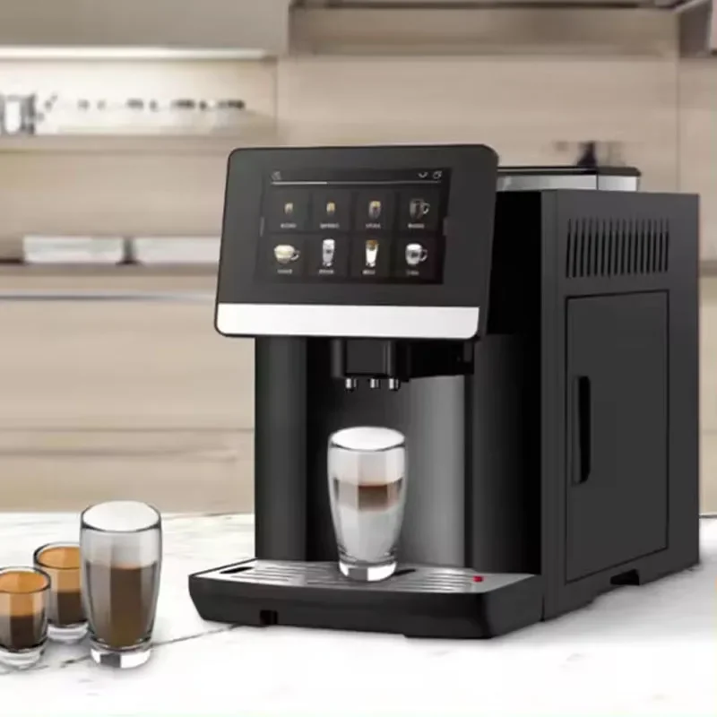 

1.8L Electric Coffee Tamper Intelligent Home Appliances 7inch One Touch Screen Fully Automatic Espresso Maker Machine