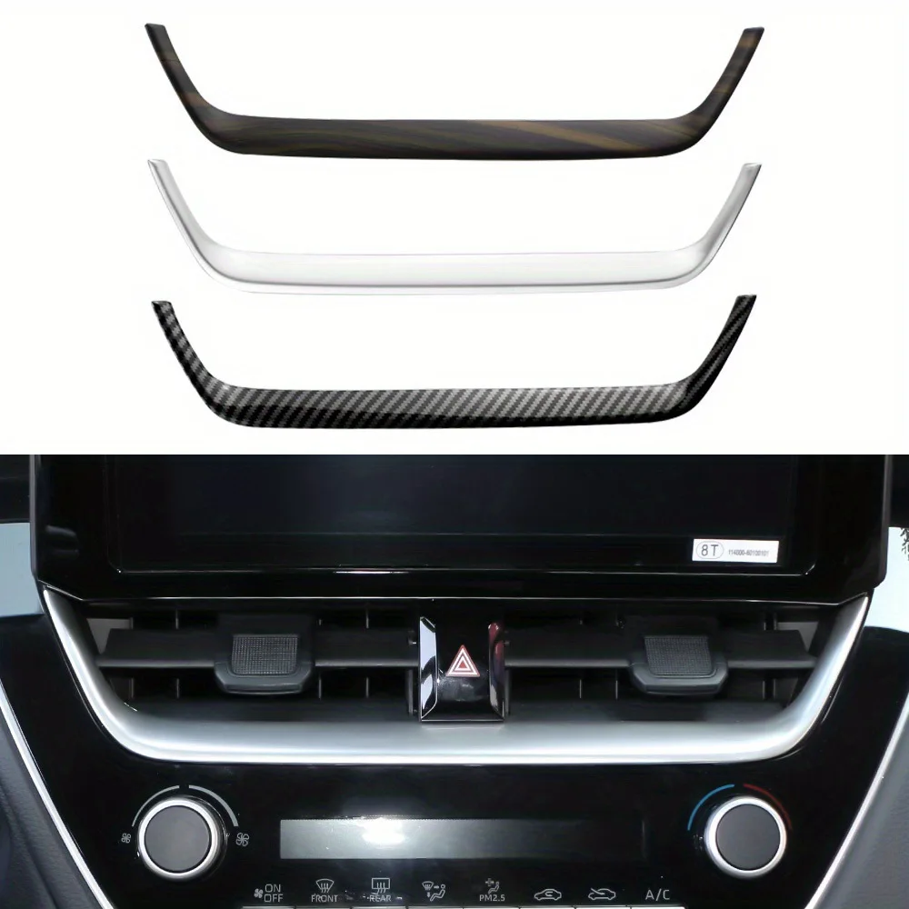 

For 2019 Toyota Corolla modified navigation trim sticker decoration, air conditioning rotating panel decoration frame for car us