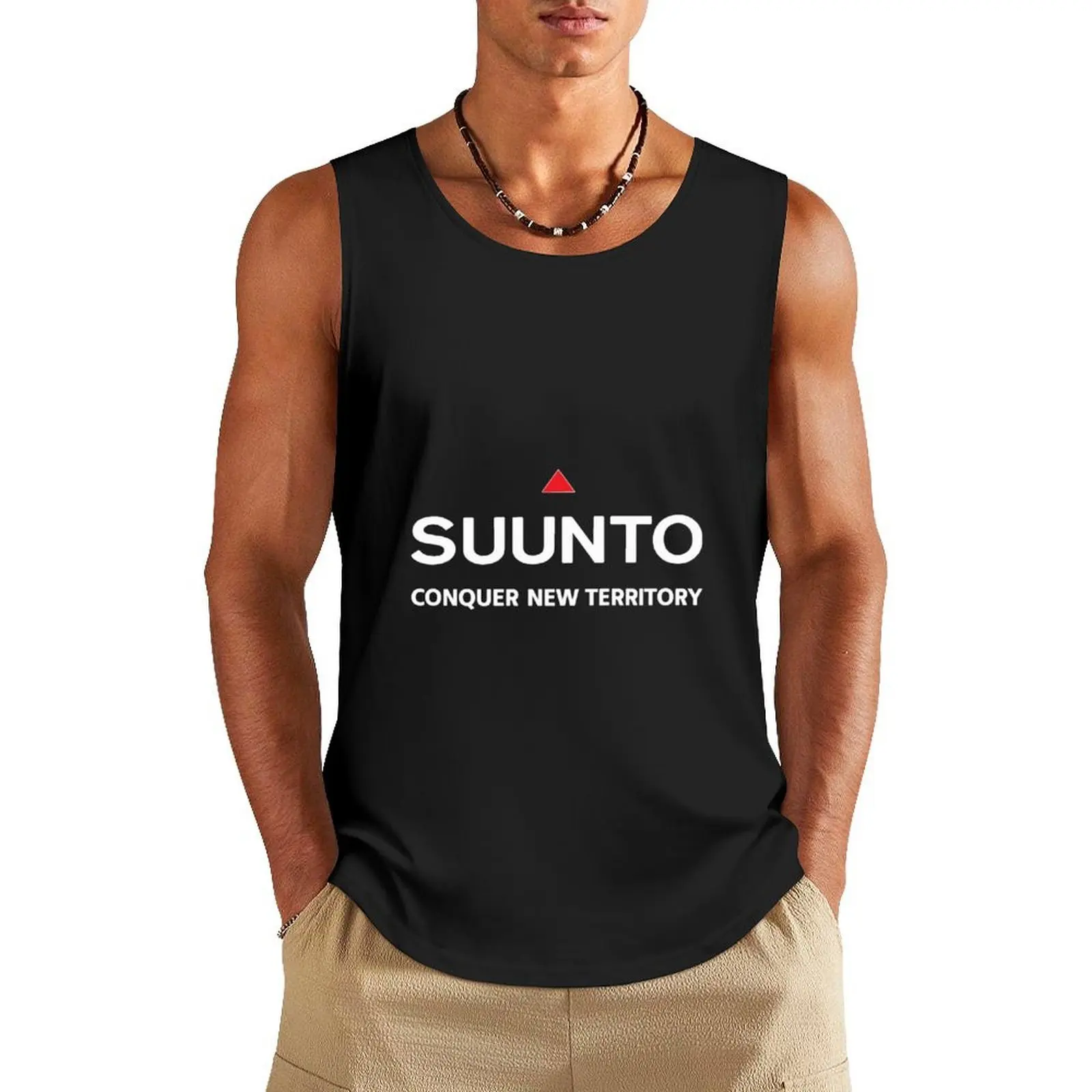 

SUUNTO Tank Top Men's clothing gym clothes man T-shirt male