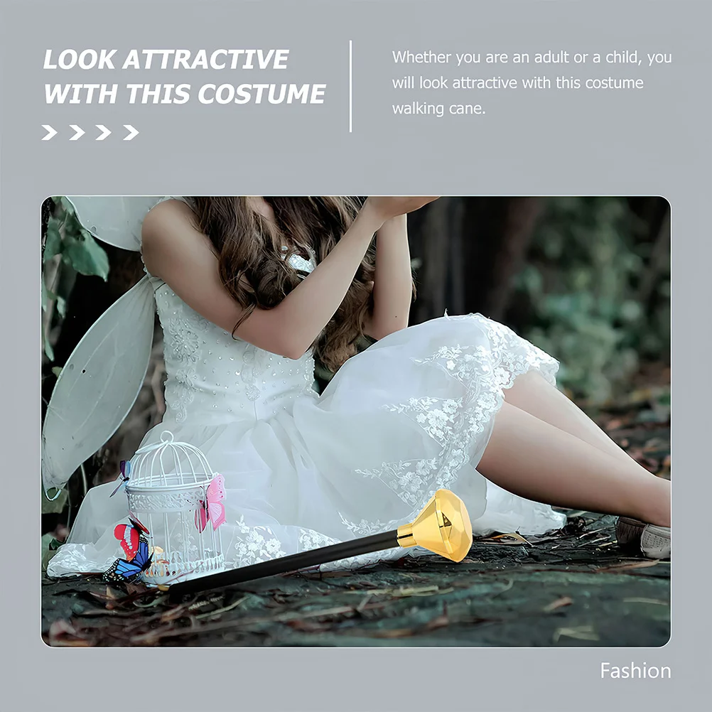 ชุดอุปกรณ์ประกอบการแสดงรูปทรงคทาเพชร 3 ชิ้น สำหรับคอสเพลย์ฮาโลวีน แต่งกายเล่นบทบาทสมมติ งานปาร์ตี้ การแสดงบนเวที