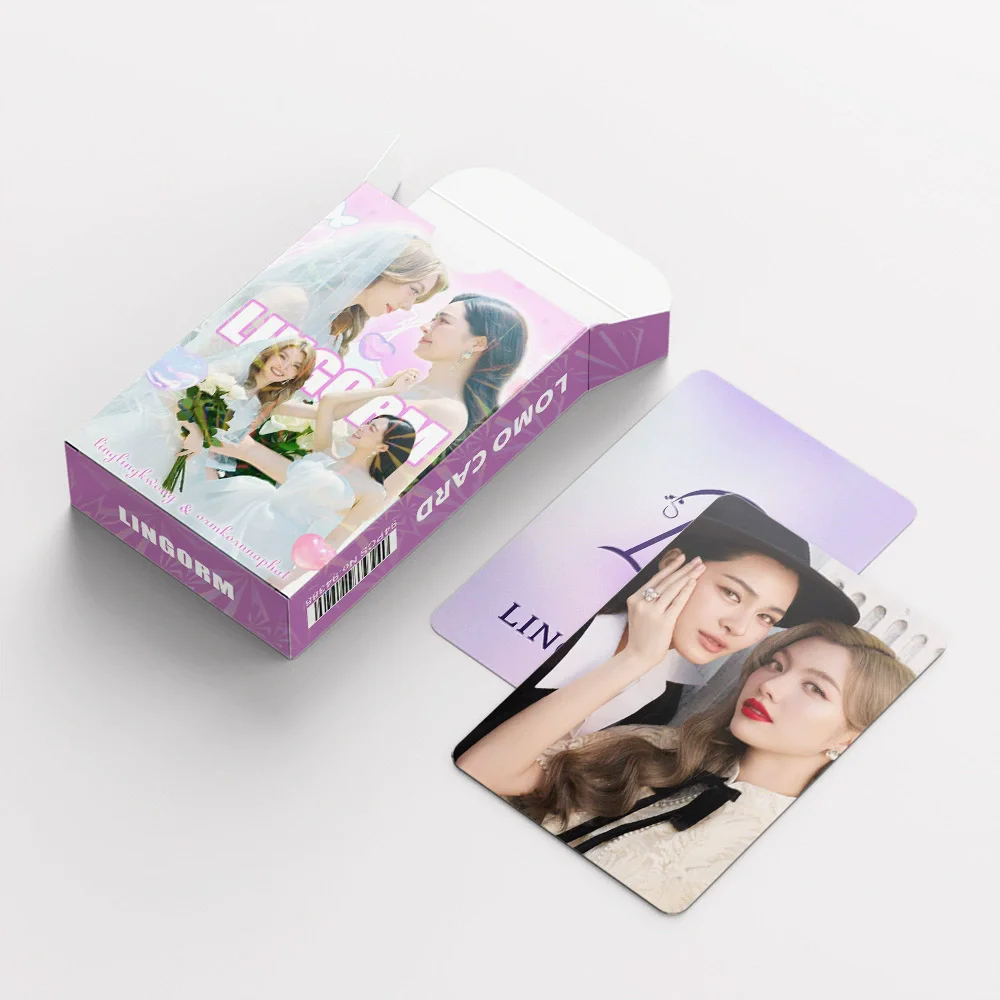 92 i 124 sztuki Tajski dramat Tajemnica nas LingOrm Laser Lomo Card Ling&Orm Characters HD Photocard z naklejkami