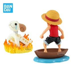 Original Banpresto One Piece Anime Figurines WCF Going Merry Monkey D Luffy PVC Action Figures Collectible Model Toys