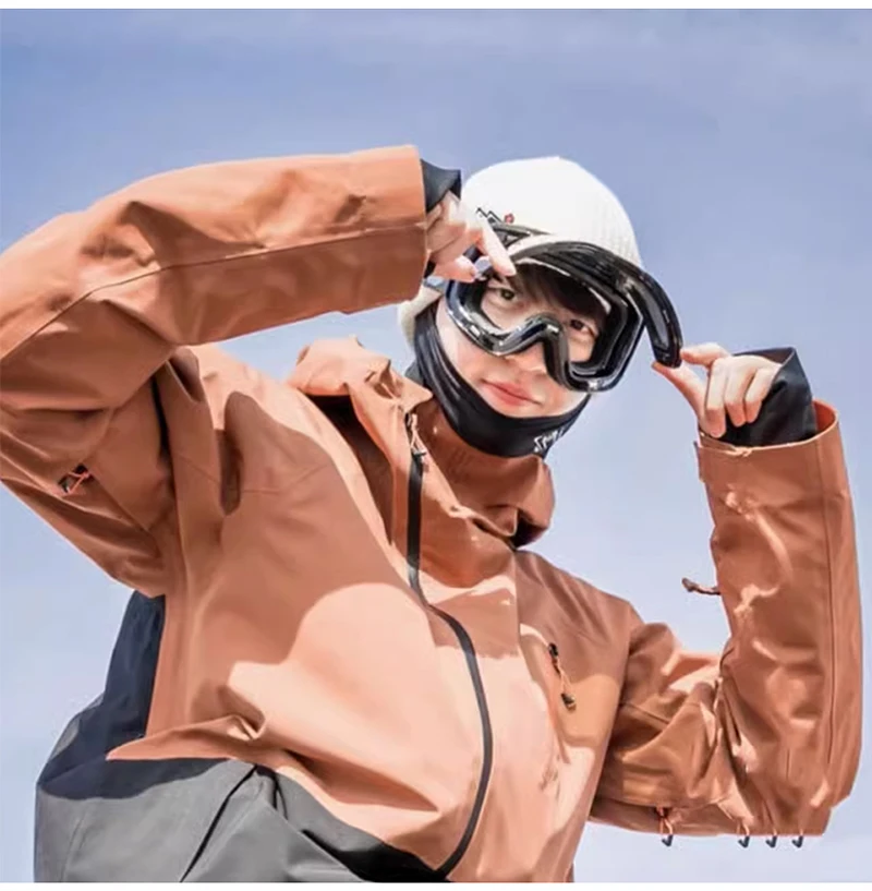 LOCLE Magnetische Skibrille Männer Frauen Doppelschichten Flip Up Snowboard Maske Skibrillen Antibeschlag OTG Motorrad Schneemobil Brille – Detail 18