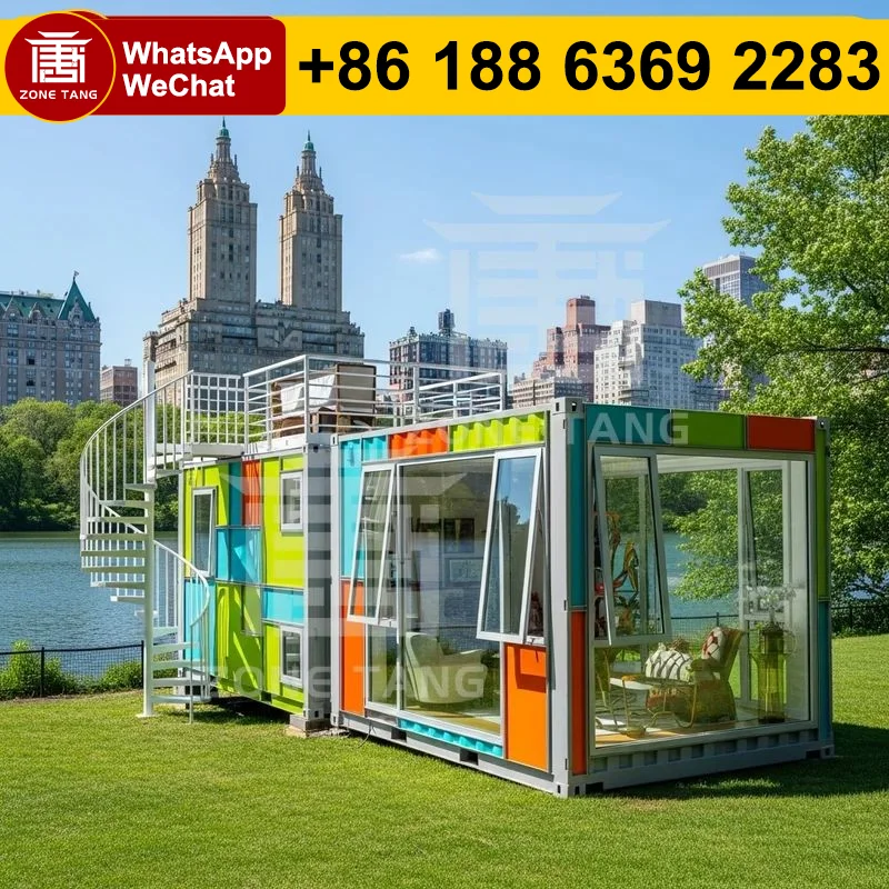 

Контейнерные здания Портативное модульное расширение DIY Крошечный дом Магазин Flat Pack House Prefab Home Smart Technology Экономичный Современный