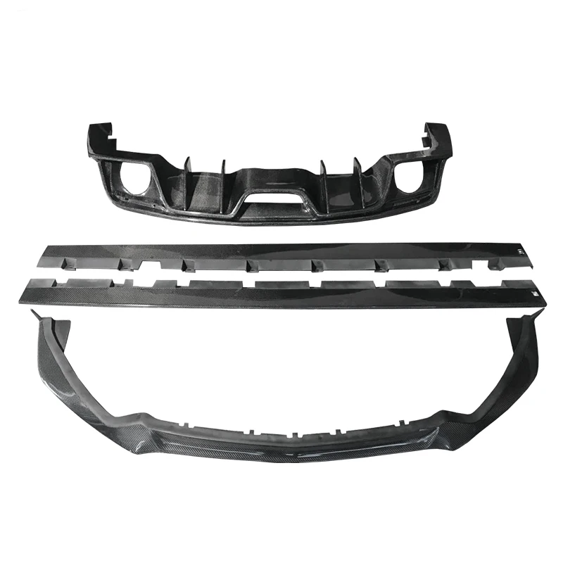 

For Mustang 2015-2017 OEM Real Carbon Fiber Side Skirts Rockers