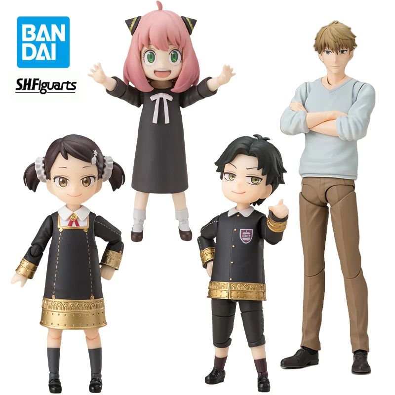 Bandai SHF Twilight Action Figure SPY×FAMILY Anime Figure Anya Forger Model Toys Becky Blackbell Action Damian Desmond Gift