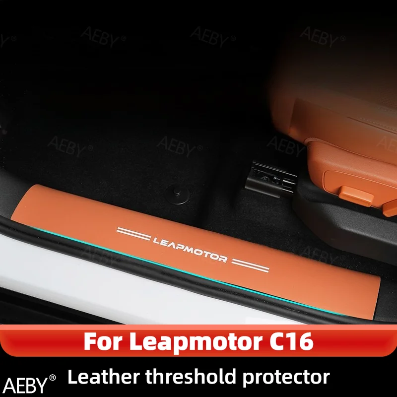 aeby-pour-leapmotor-c16-protection-de-seuil-de-porte-tapis-de-sol-en-cuir-marchepied-anti-rayures-bande-de-seuil-accessoires-interieurs-de-voiture