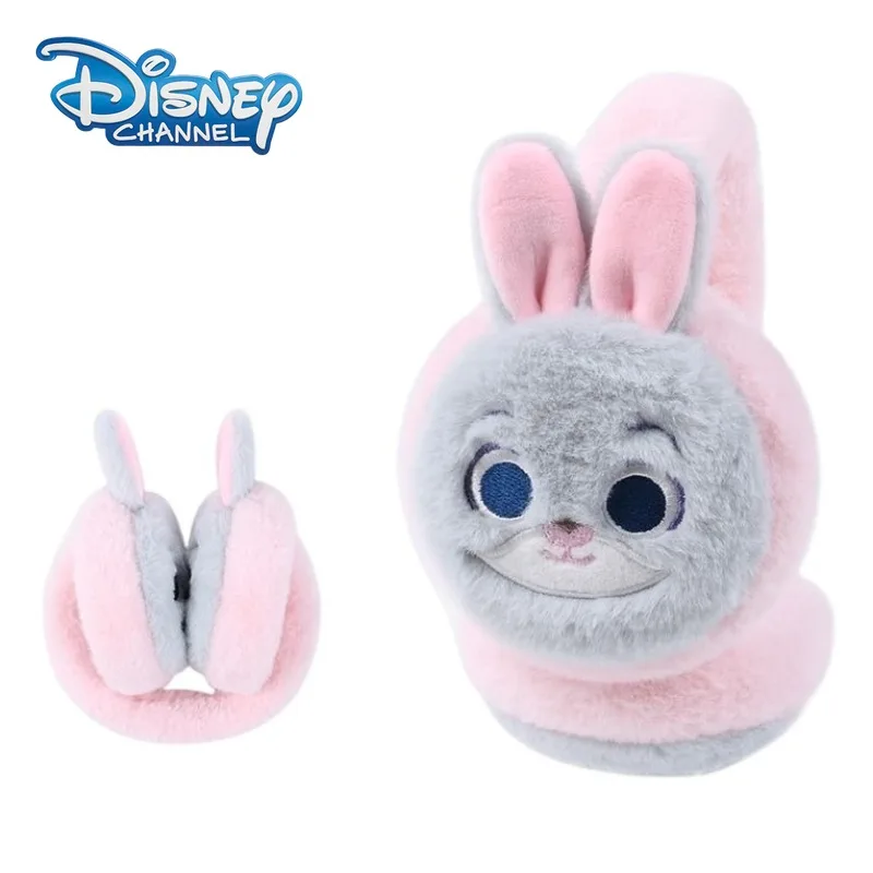 

Disney Warm Earmuffs Zootopia Judy Rabbit Cartoon Cute Figure Student Children Folding Thick Winter Windproof Ear Warmer Gift
