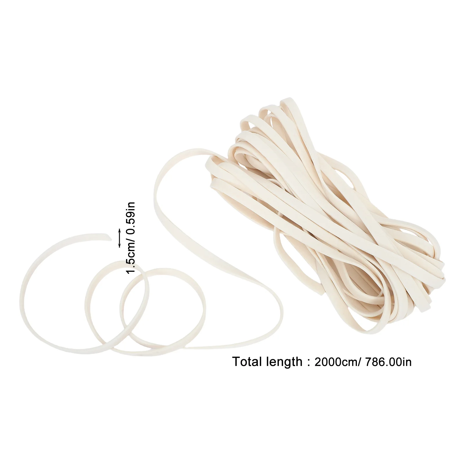 رغوة سيليكون شريط عازل 20 متر الأبيض مرونة عالية مقاومة الطقس الباب عازلة للصوت الفجوة حشو نافذة المرآب بالوعة الحمام #4